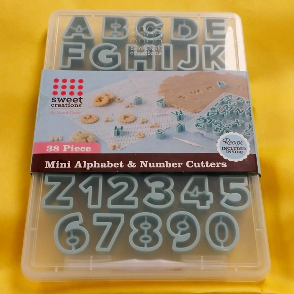 Brand new mini alphabet & number cutters